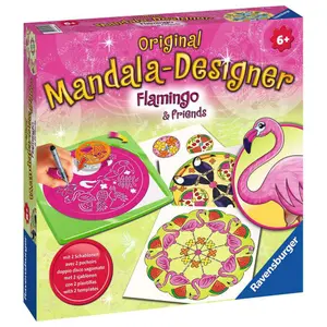 Mandala midi flamingo Ravensburger image-1