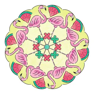 Mandala midi flamingo Ravensburger image-3