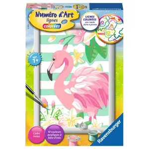 Art number small flamingo rose Ravensburger image-0