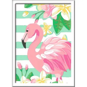 Art number small flamingo rose Ravensburger image-1