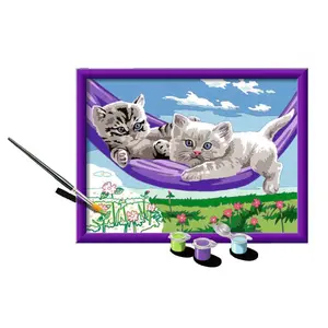 Medium art number kitten in hammock Ravensburger image-2