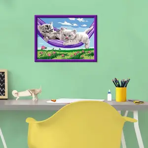Medium art number kitten in hammock Ravensburger image-4