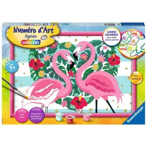 Art number great flamingos in love Ravensburger image-0