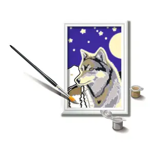 Art number mini portrait of a wolf Ravensburger image-3