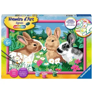 Art number large rabbits in the meadow Ravensburger image-0