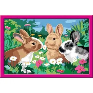 Art number large rabbits in the meadow Ravensburger image-1