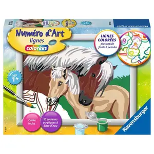 Art number small mare and her foal Ravensburger image-0