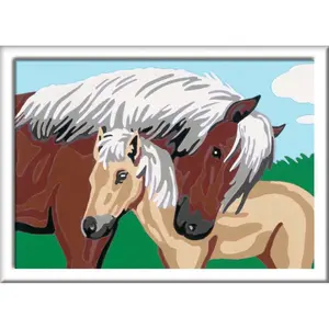 Art number small mare and her foal Ravensburger image-1
