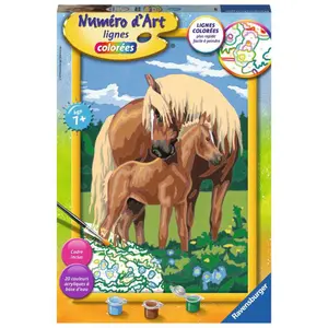 Proud art number horses Ravensburger image-0