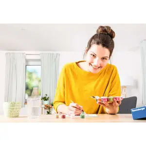 Creart large flamingo love Ravensburger image-1