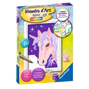 Art number mini unicorn with purple mane Ravensburger image-1