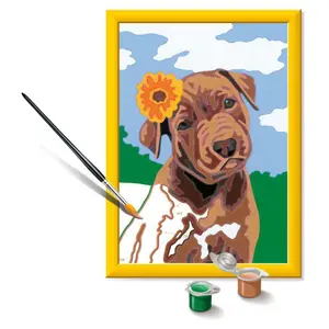 Art number small puppy with flower Ravensburger image-2