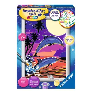 Art number small playing dolphins Ravensburger image-0