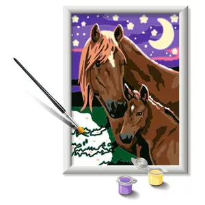 Small horse art number at nightfall Ravensburger image-2