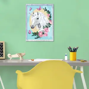 Medium art number flowered unicorn Ravensburger image-3