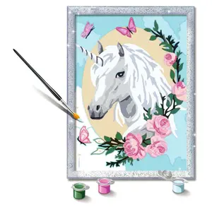 Medium art number flowered unicorn Ravensburger image-4