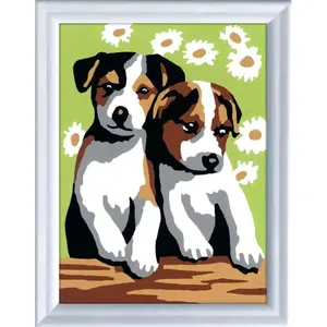 Mini art number two little puppies Ravensburger image-1