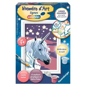 Mini glitter unicorn coloring pages Ravensburger image-0