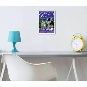 Art number little husky puppy and his companion the kitten Ravensburger image-4