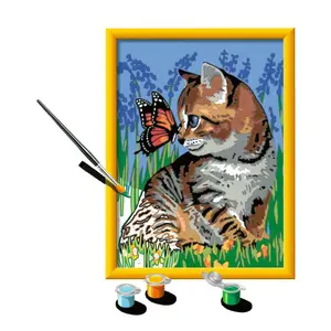 Medium art number cat and its companion the butterfly Ravensburger image-2