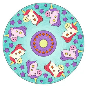 Mandala midi unicorn Ravensburger image-1
