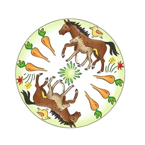 Mandala midi horses Ravensburger image-2