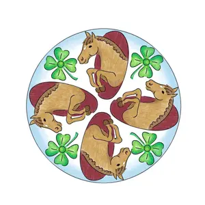 Mandala midi horses Ravensburger image-1
