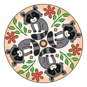 Creative mandala activities Ravensburger Cute animals image-1