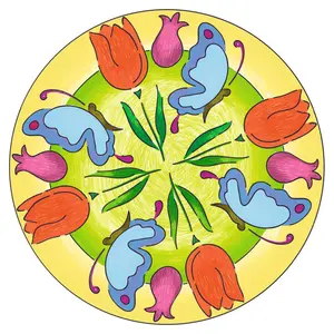 Mandala midi flowers &amp; butterflies Ravensburger image-3