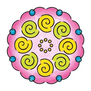 Mandala midi flowers &amp; butterflies Ravensburger image-4