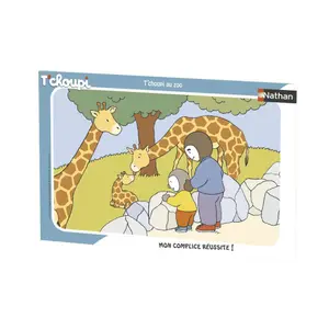 15 pieces frame puzzle t'choupi au zoo Ravensburger image-0
