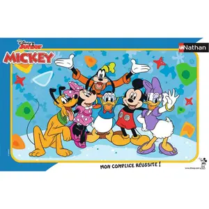 15 pieces frame puzzle mickey's friends / disney mickey mouse Ravensburger image-0