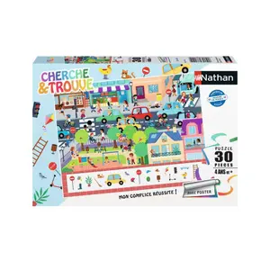 30 pieces puzzle in the city - search and find Ravensburger image-0