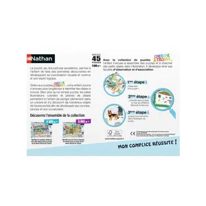 45 pieces puzzle in the zoo - search and find Ravensburger image-1