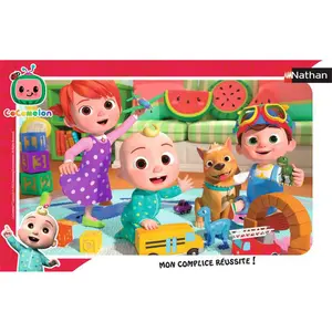 Puzzle frame 15 pieces time to play with cocomelon / cocomelon Ravensburger image-0