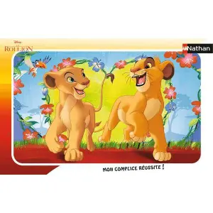15-piece frame puzzle simba and nala Ravensburger Le Roi Lion image-1