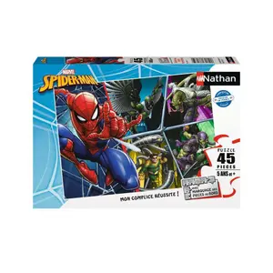 45-piece puzzle spider-man vs. the bad guys Ravensburger image-1