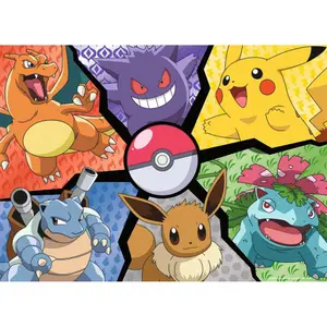 100-piece puzzle pikachu, evoli and company Ravensburger Pokémon image-1