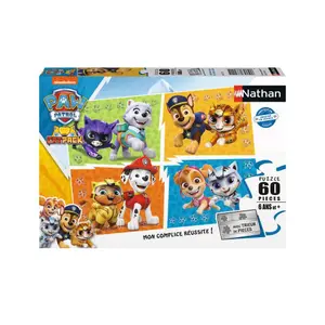 60-piece jigsaw puzzle meets the super cats Ravensburger Pat'Patrouille image-1