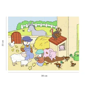 30 pieces puzzle t'choupi at the farm Ravensburger image-2