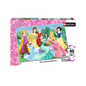 45 pieces puzzle meet the princesses disney Ravensburger image-0