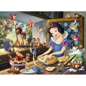 Puzzle 60 pieces snow white is baking / disney Ravensburger image-1