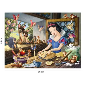 Puzzle 60 pieces snow white is baking / disney Ravensburger image-2