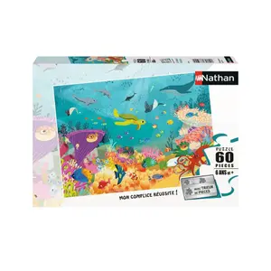 60 pieces jigsaw puzzle animals of the oceans Ravensburger image-0