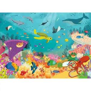 60 pieces jigsaw puzzle animals of the oceans Ravensburger image-1