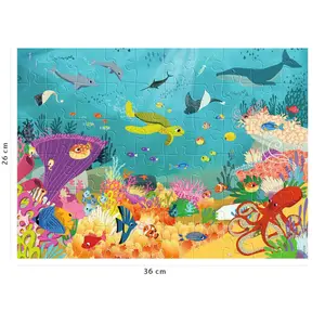 60 pieces jigsaw puzzle animals of the oceans Ravensburger image-2