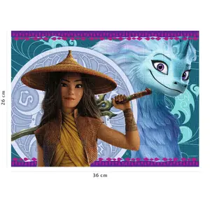 60 pieces puzzle disney raya and the last dragon Ravensburger image-2