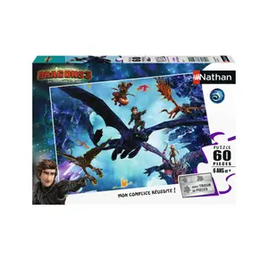 60 pieces puzzle dragons / dragons 3 Ravensburger image-0