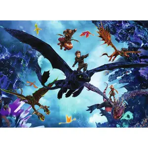 60 pieces puzzle dragons / dragons 3 Ravensburger image-1