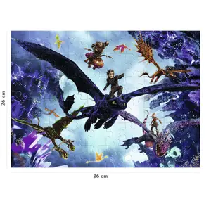 60 pieces puzzle dragons / dragons 3 Ravensburger image-2